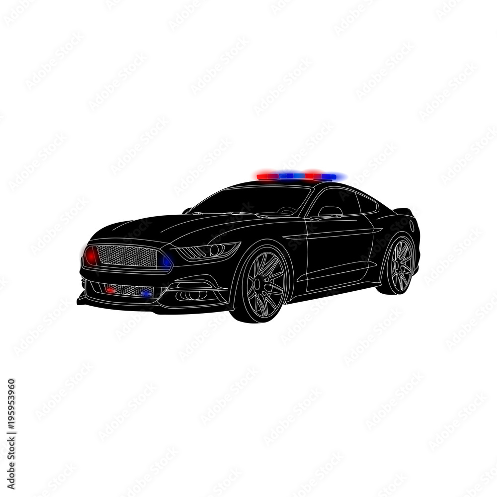 Obraz premium Car icon. Vector Illustration