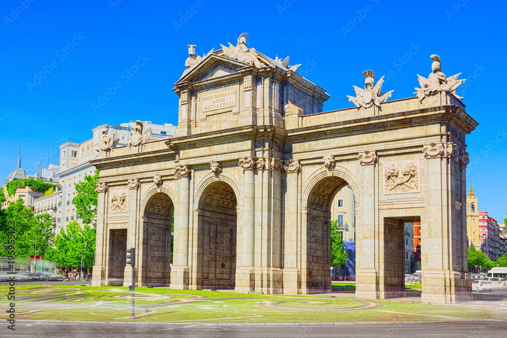 Gate of Alcala (Puerta de Alcala) Neo-classical monument in the