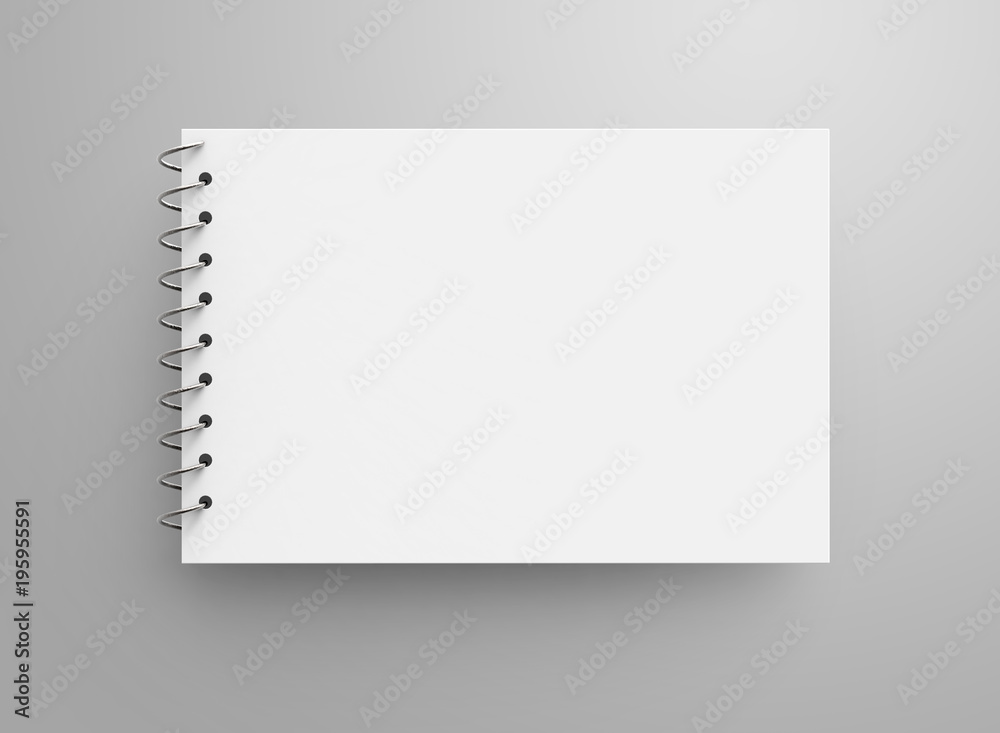 Blank notepad mockup Blank notepad mockup