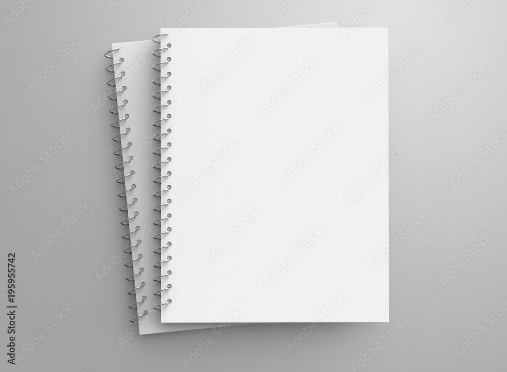 Blank notepad mockup Blank notepad mockup