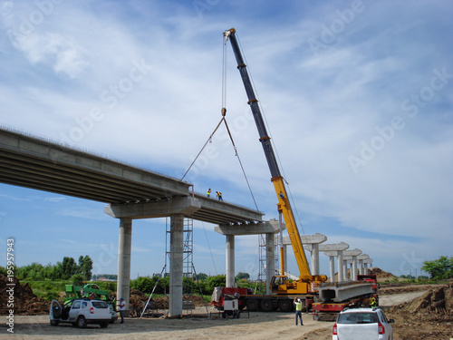 Bridge under construction