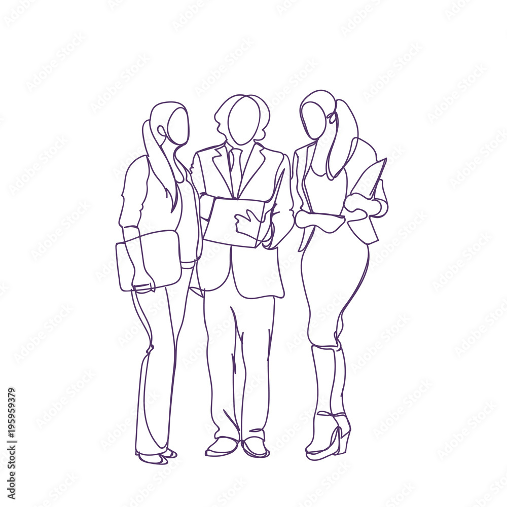 Business People Silhouette Discuss Document Contract Group Of Businesspeople Meeting Speak Discussion Concept Vector Illustration Business People Silhouette Discuss Document Contract Group Of Businesspeople Meeting Speak Discussion Concept Vector Illustration