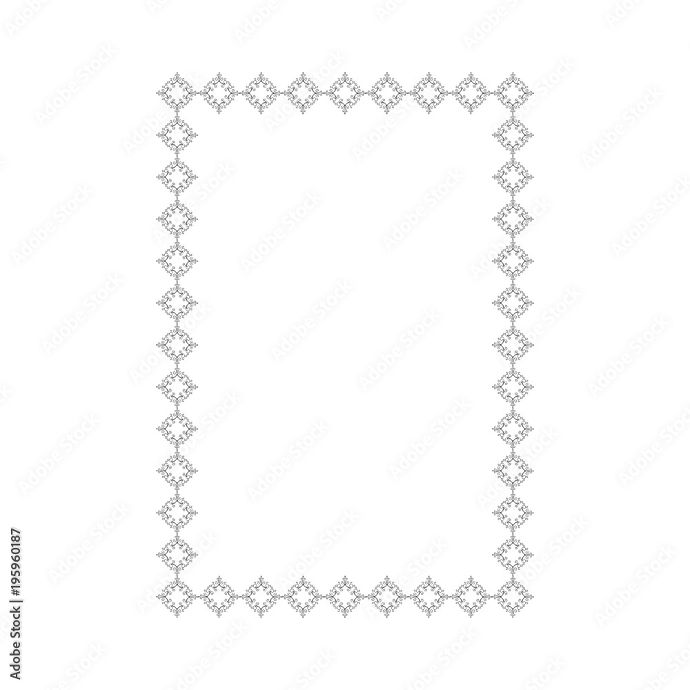 Decorative frame for cards design. Decorative frame for cards design.