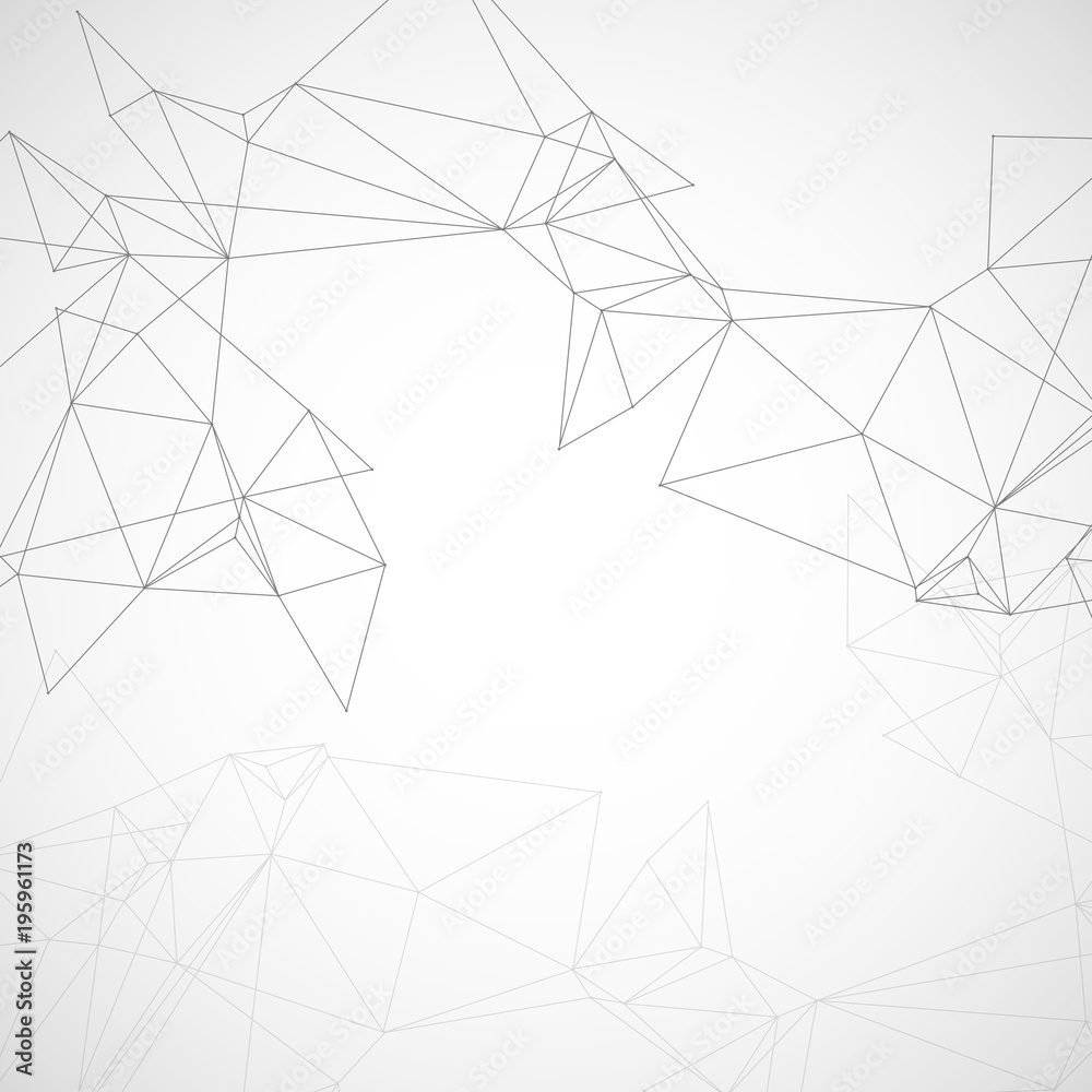 Geometric abstract background with connected line and dots. Structure molecule and communication. Scientific concept for your design. Medical, technology, science background. illustration. Geometric abstract background with connected line and dots. Structure molecule and communication. Scientific concept for your design. Medical, technology, science background. illustration.