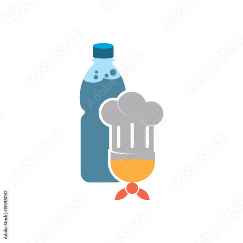 Chef Bootle Logo Icon Design