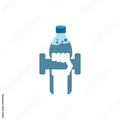 Gym Bootle Logo Icon Design