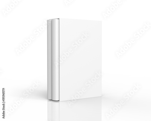 Blank book with cardboard box cover