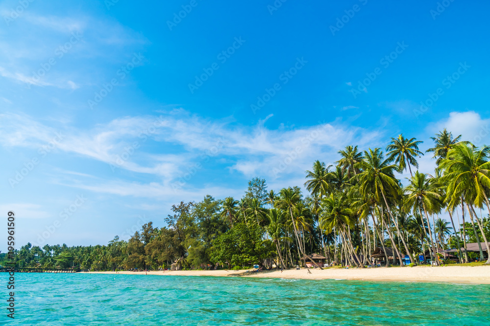 Beautiful tropical beach and sea