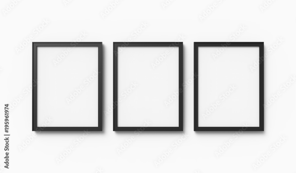 Blank picture frame mockup Blank picture frame mockup