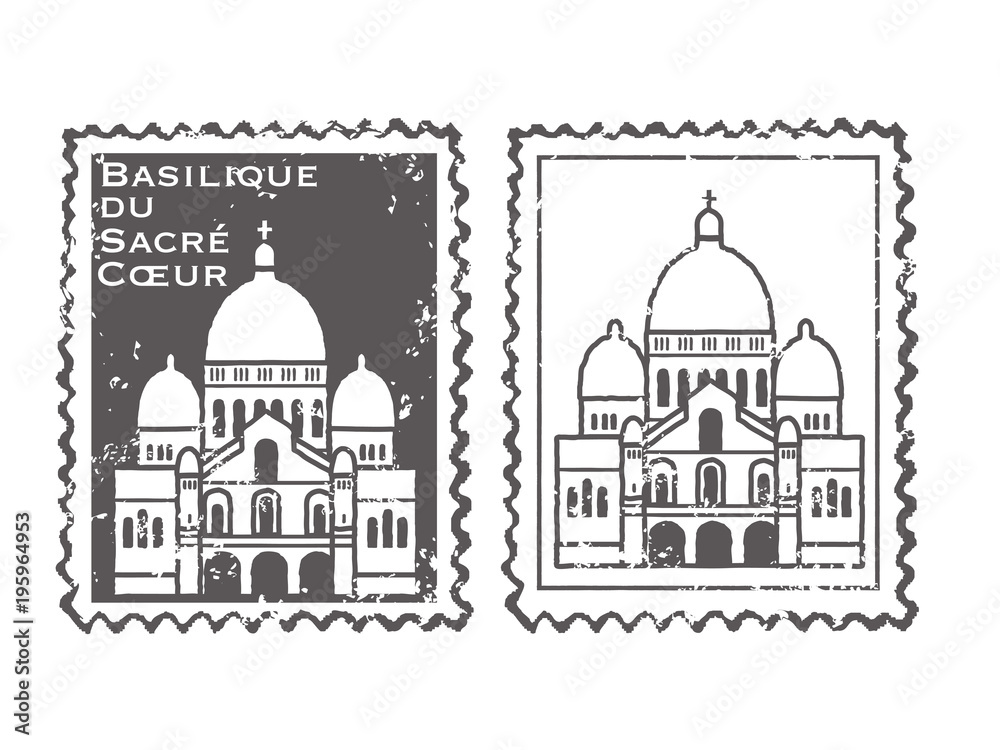 サクレクール寺院　切手