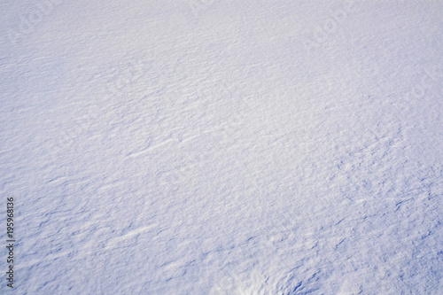 Background with the image of snow
