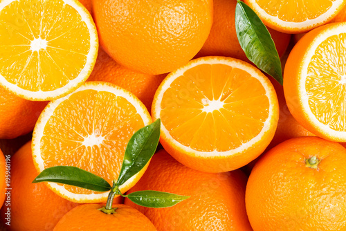 Background from orange fruits.