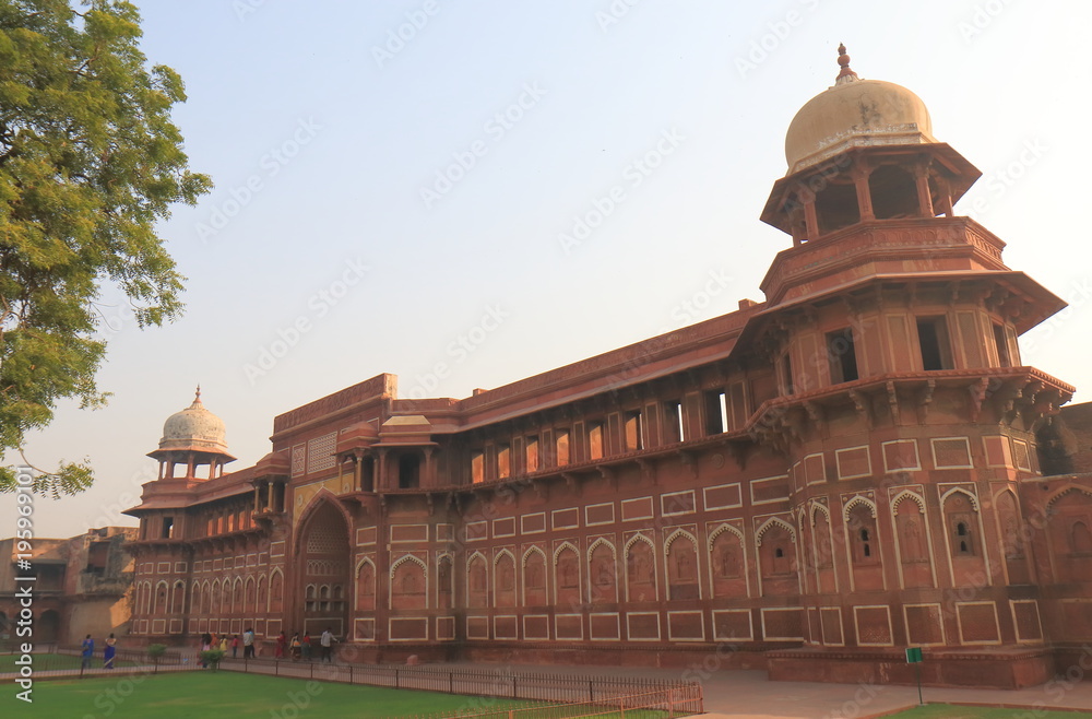 Agra fort historical architecture Agra India