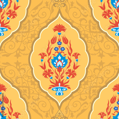 Traditional islamic floral ornament