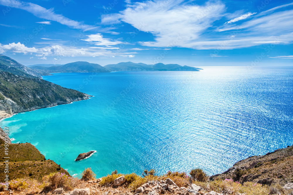 Coast of Kefalonia island, Greece