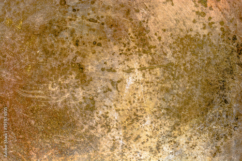 Rusty metal texture, bronze background