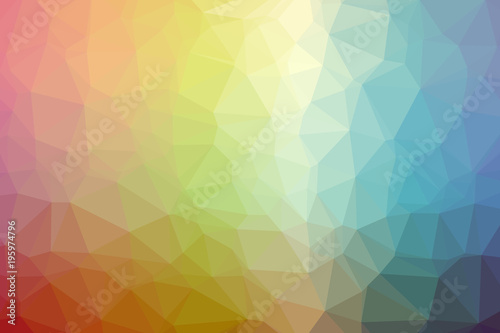 vector multicolored abstract background of effect geometric triangles