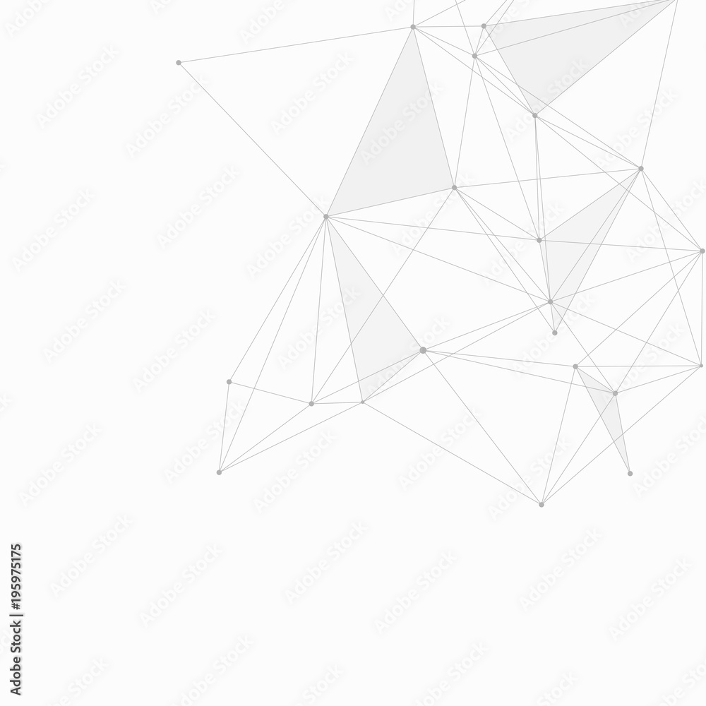 Geometric abstract background with connected line and dots. Structure molecule and communication. Scientific concept for your design. Medical, technology, science background. illustration. Geometric abstract background with connected line and dots. Structure molecule and communication. Scientific concept for your design. Medical, technology, science background. illustration.
