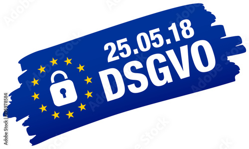 Pinselstrich "DSGVO" Europa