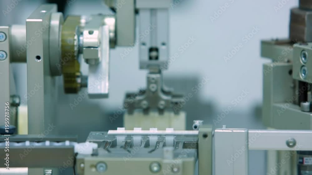 Production of droppers at the medical products plant