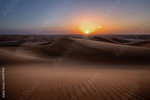 Fototapeta Naklejka Na Ścianę i Meble -  Desert Sunset
