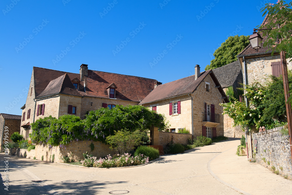 Village Montfort in French Dordogne