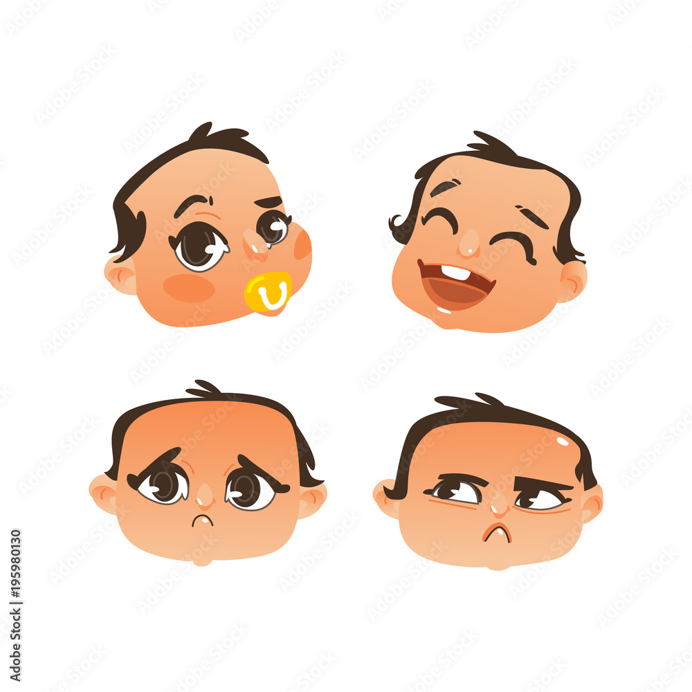 curious face clipart cartoon