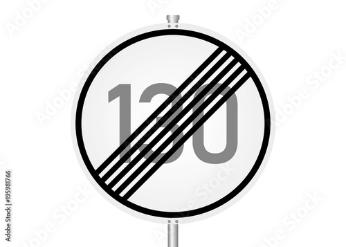 Geschwindigkeitsbegrenzung endet - 130