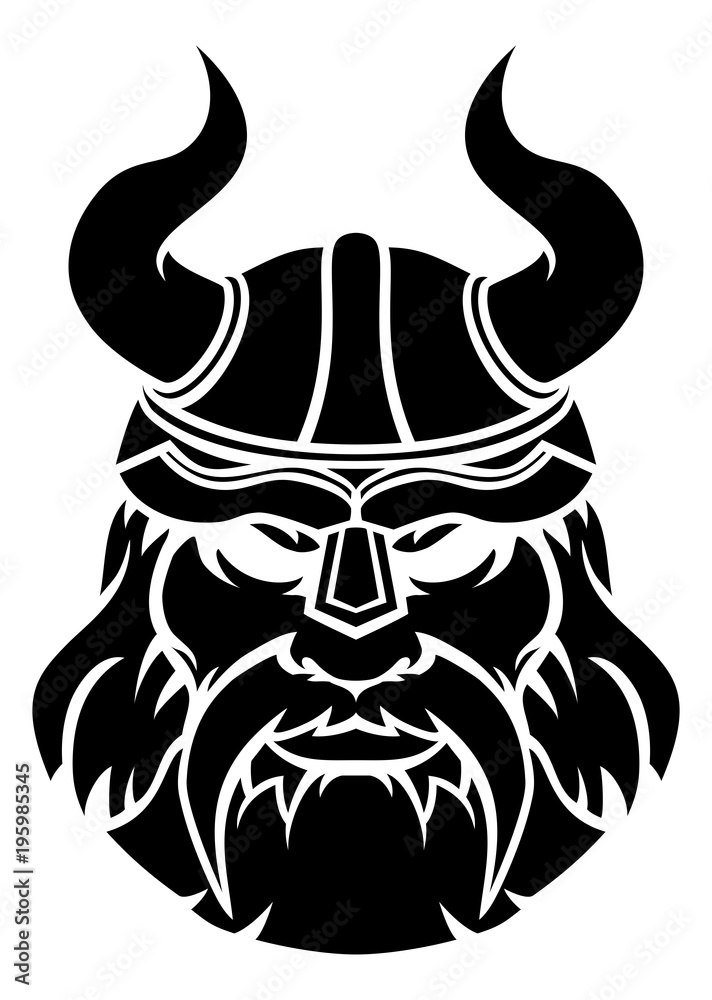 Obraz premium Viking Warrior Mascot