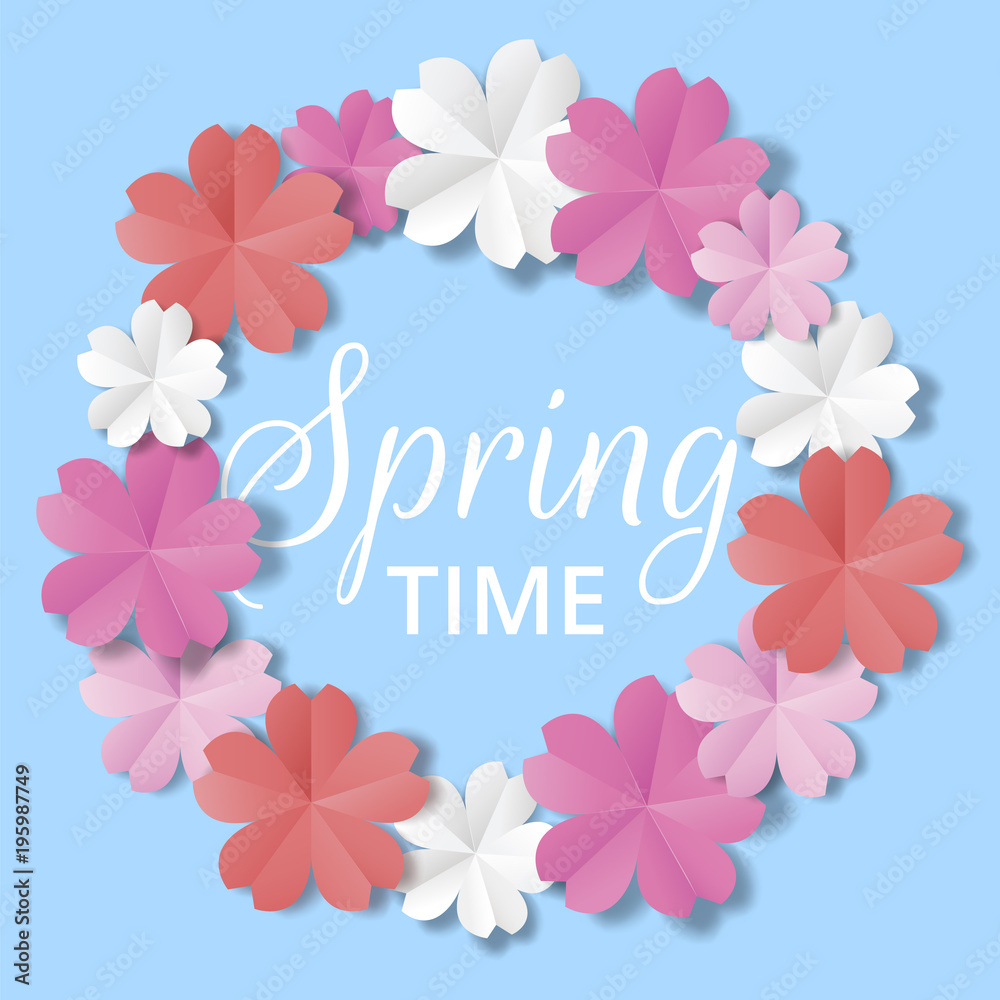 Obraz premium Paper flowers