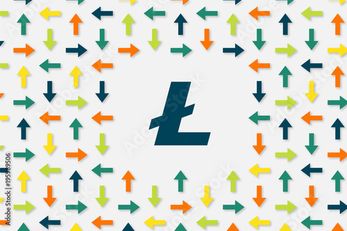 Wallpaper Pfeile - Litecoin