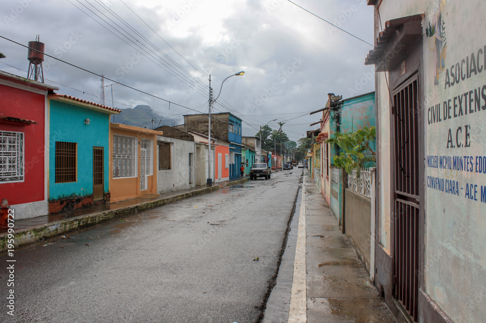 Street in Cumanacoa town