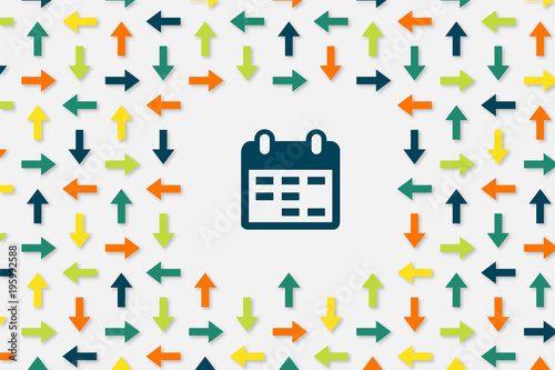 Wallpaper Pfeile - Kalender