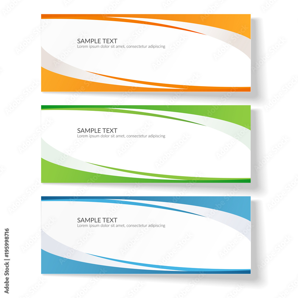 Card with abstract wavy lines Orange blue green stripes Creative element for the design of templates postcards advertisement poster Abstract decorative background for business card template Vector Set Card with abstract wavy lines Orange blue green stripes Creative element for the design of templates postcards advertisement poster Abstract decorative background for business card template Vector Set