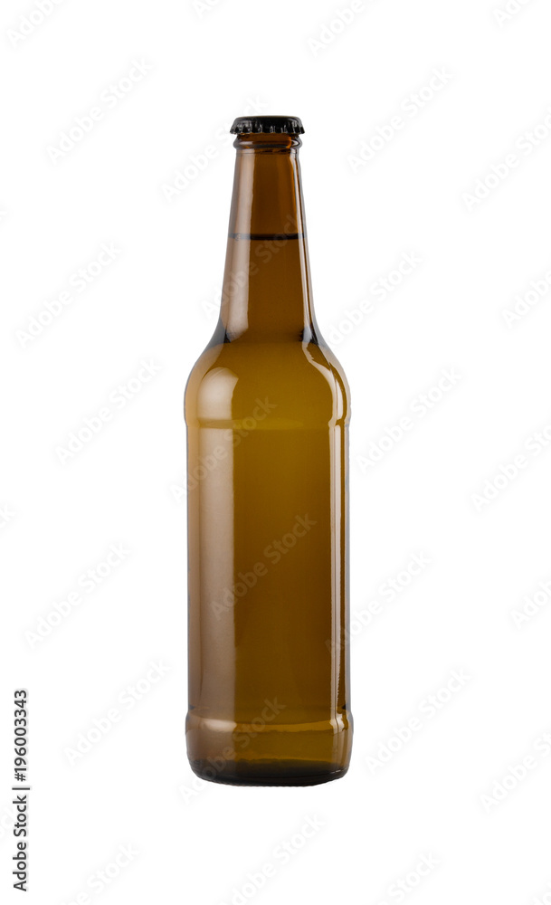 Craft beer bottle isolated on white background Craft beer bottle isolated on white background
