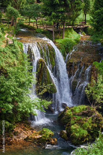 waterfalls in Plitvice Lakes National Park, Croatia