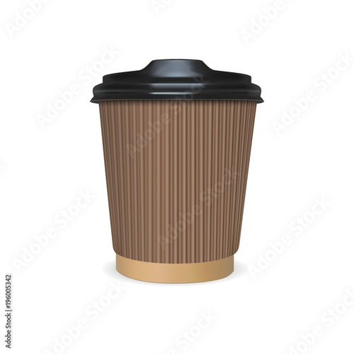 Mock up paper cup of coffee, tea, milk