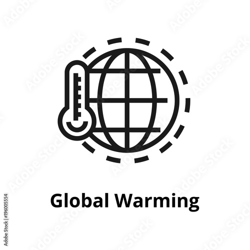 Global warming Line Icon