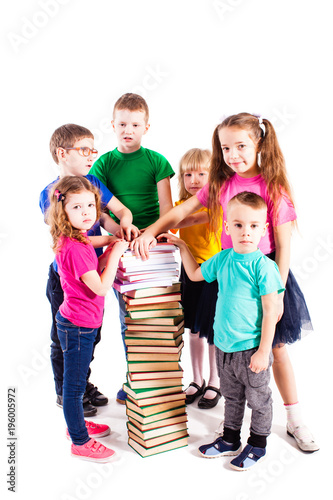 The children are interested in books