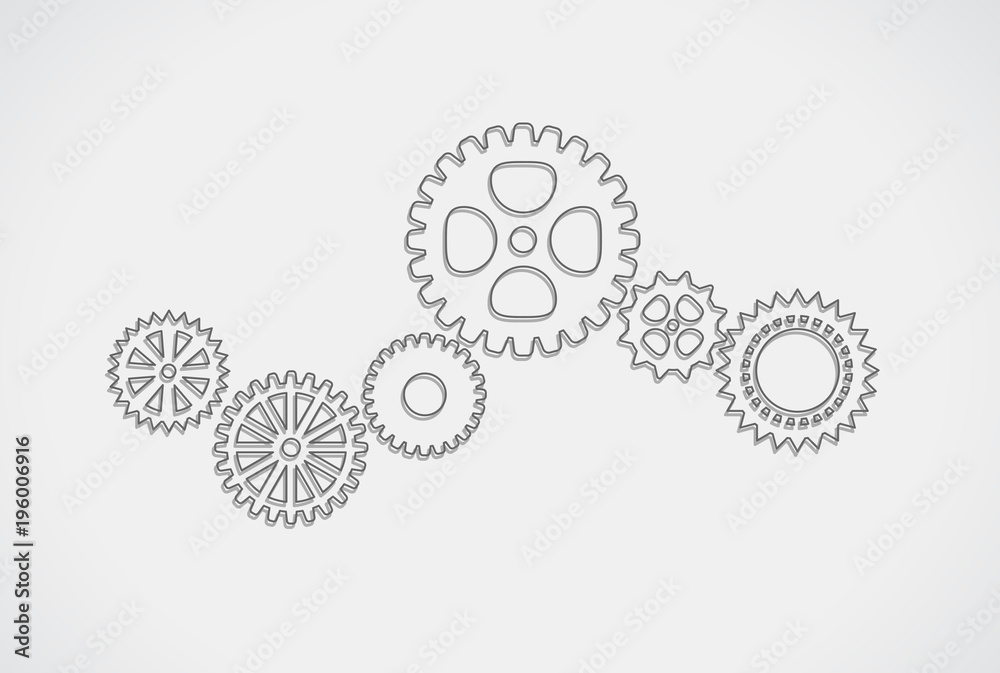 gears mechanism icon