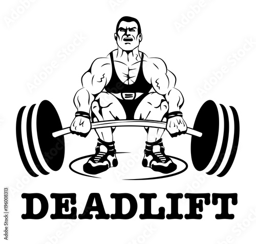 deadlift logo label