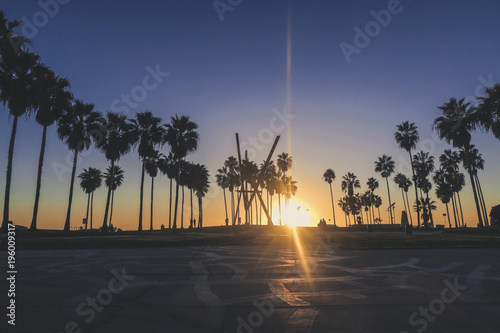 Venice Beach Sunset, Los Angeles California