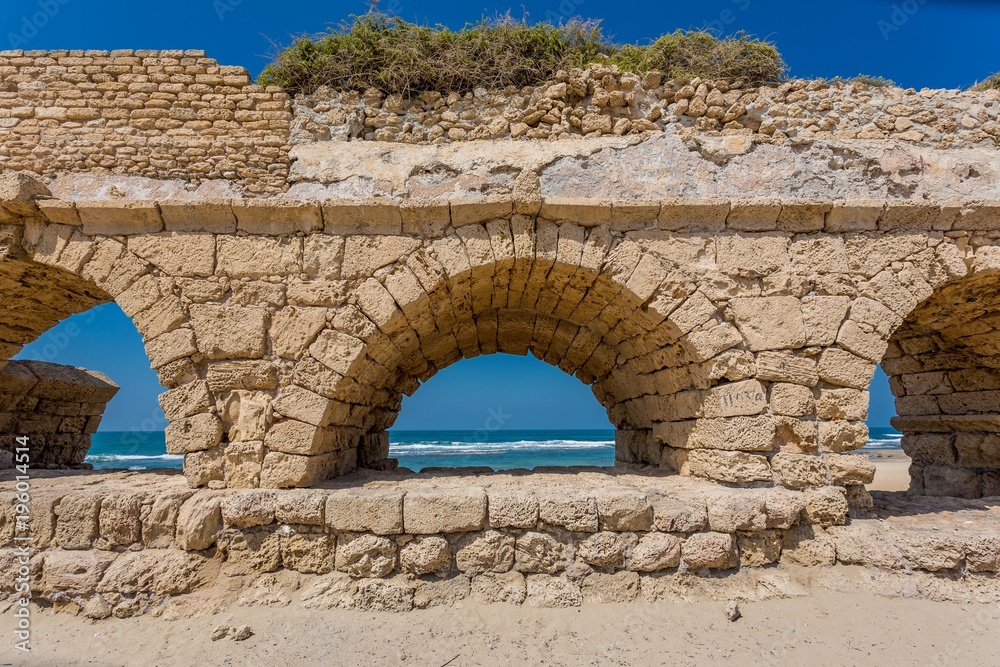 Aqueduct of Caesarea in Israel Aqueduct of Caesarea in Israel