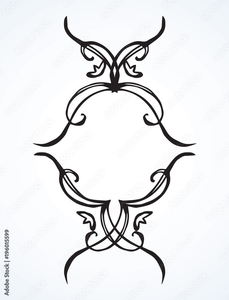 Vignette. Vector drawing Vignette. Vector drawing