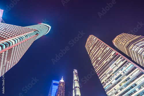Photography modern office building in shanghai china