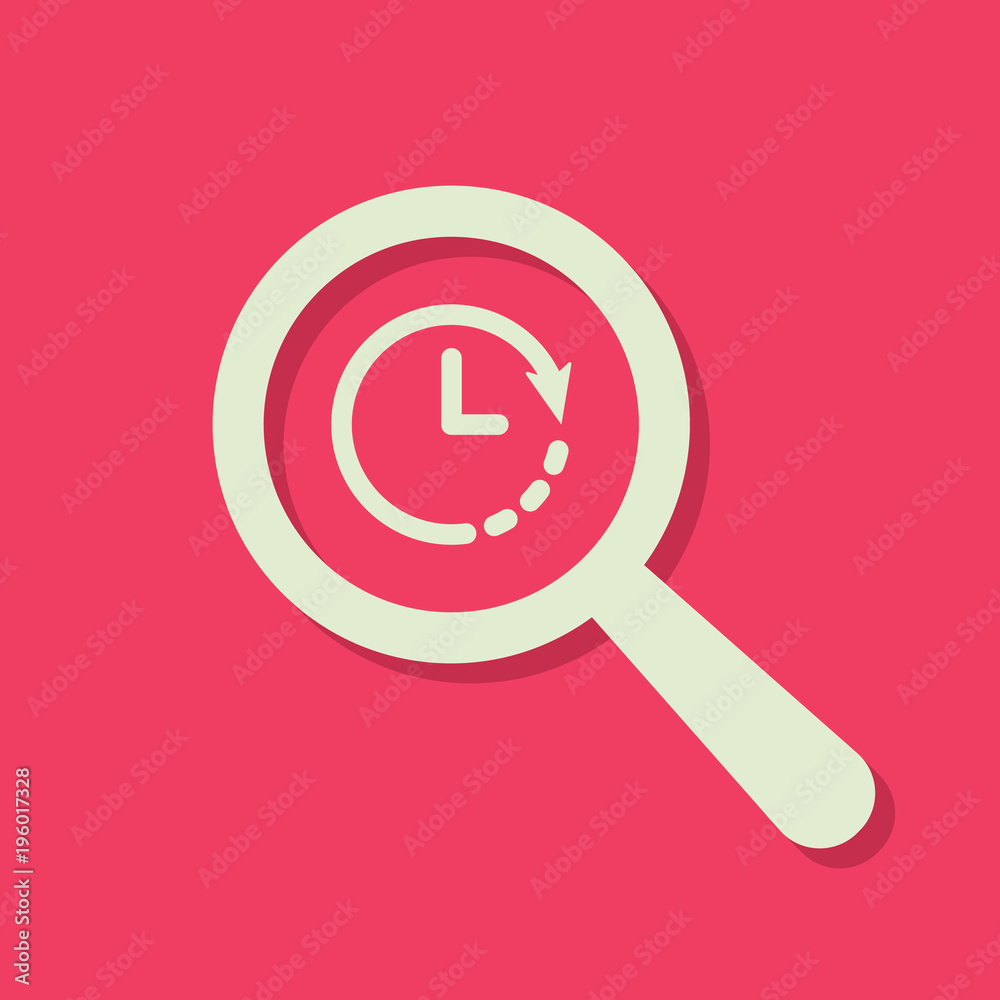 3340499 Search icon with clock sign. Search icon and countdown, deadline, schedule, planning concept 3340499 Search icon with clock sign. Search icon and countdown, deadline, schedule, planning concept