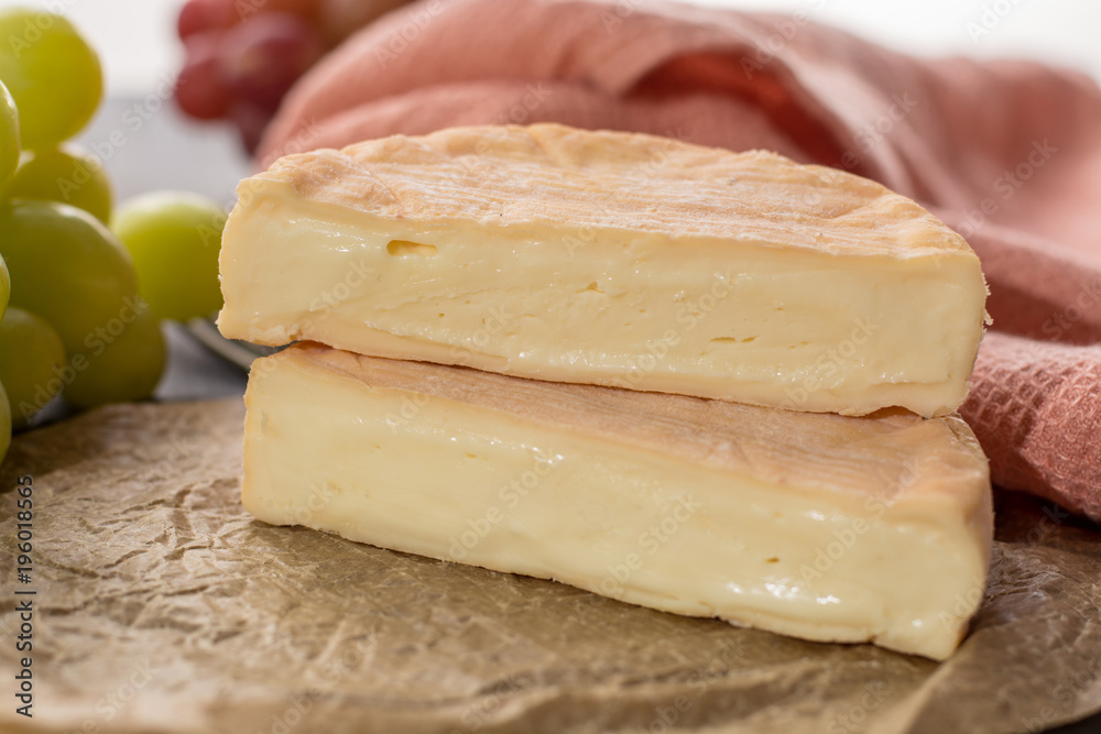 French soft strong smelling cheese Munster from Alsace