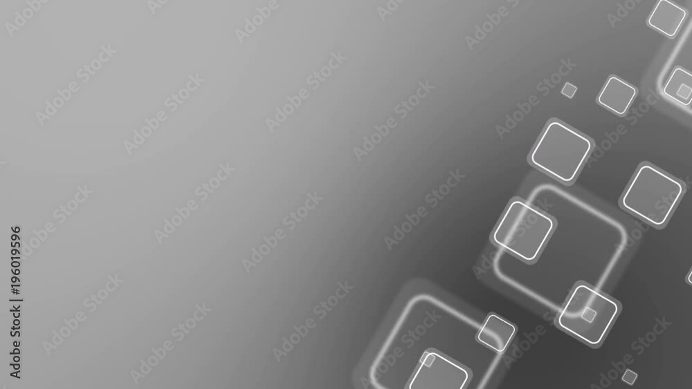 Gray Gradient Background with Squares Loop Gray Gradient Background with Squares Loop