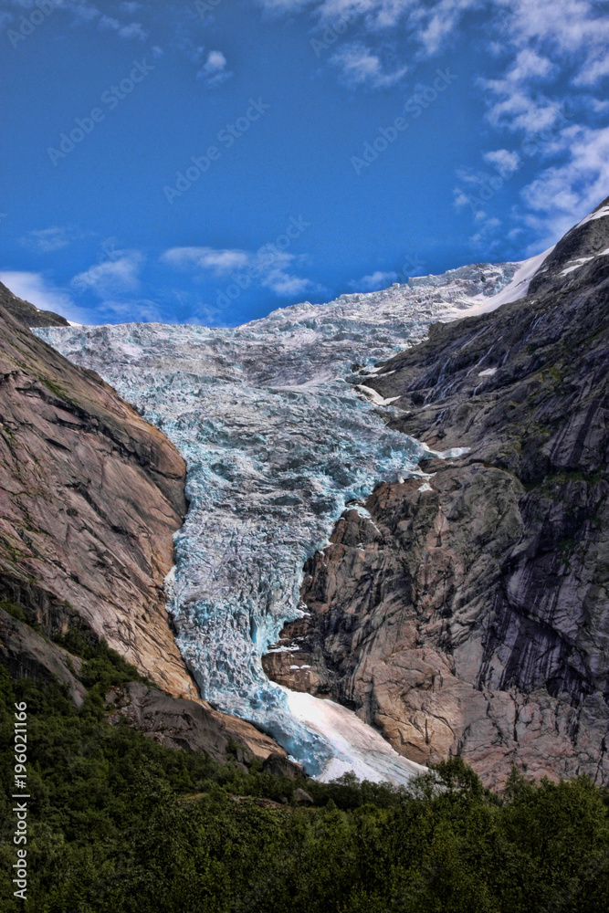 The beauty of the Norwegian glacier fields The beauty of the Norwegian glacier fields