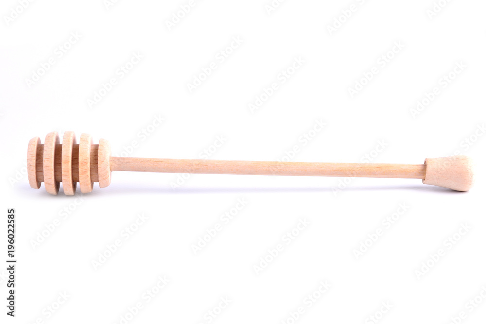 honey dipper isolated on a white background honey dipper isolated on a white background